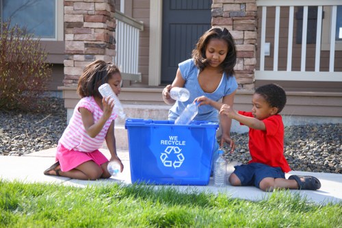 Efficient rubbish removal process in action